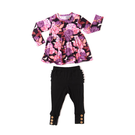 Baby in soft bamboo designer clothes