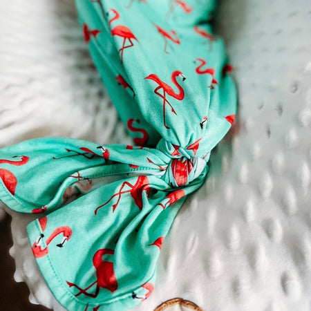 Baby in soft bamboo designer clothes